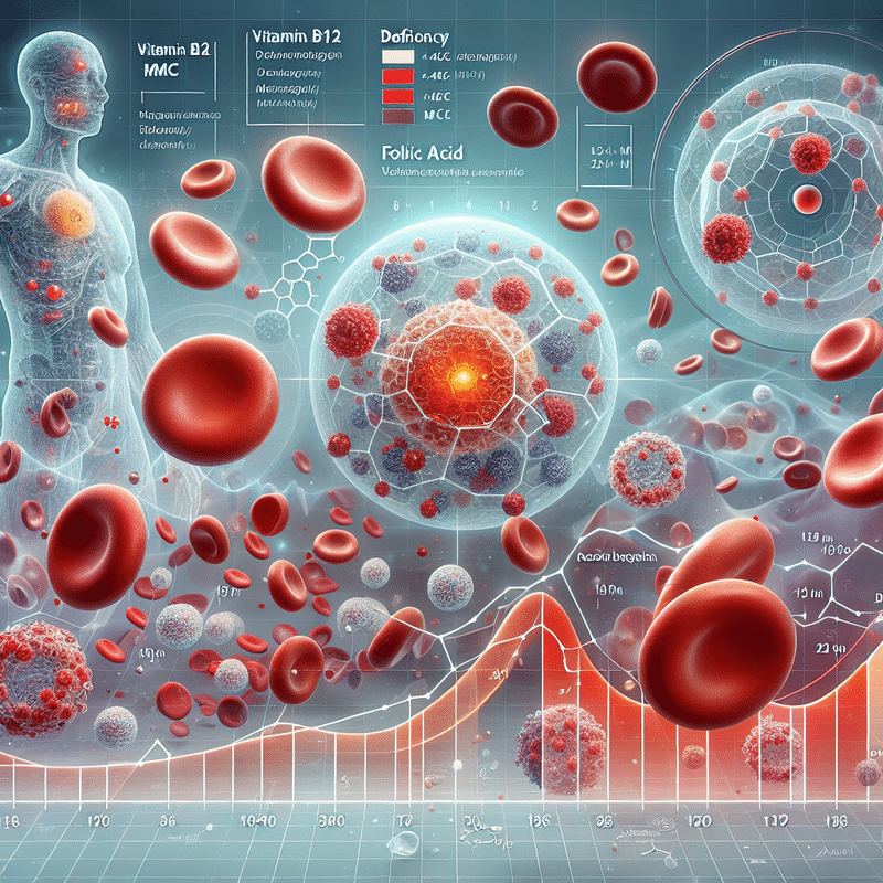 Wpływ niedoboru witaminy B12 i kwasu foliowego na wartość MCV